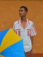 Camp collar shirt view 2
