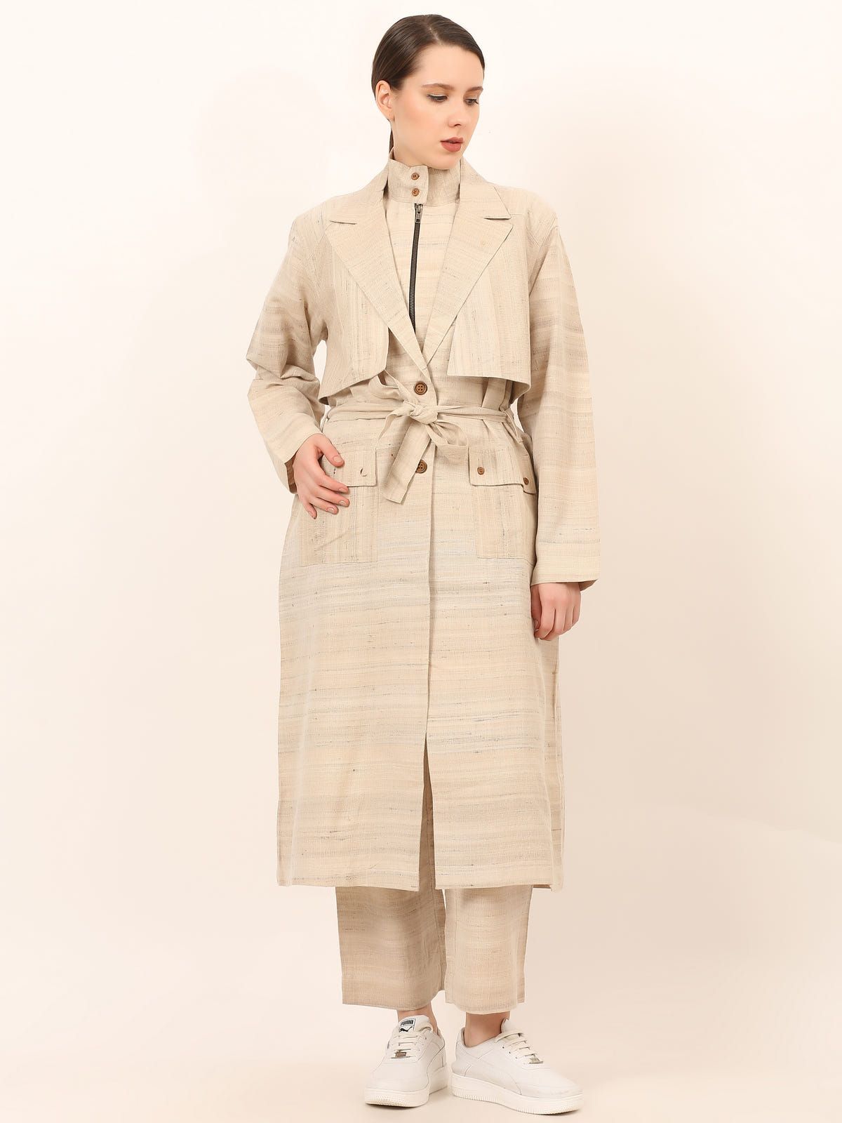Tussar Matka Co-Ord Set - image 1