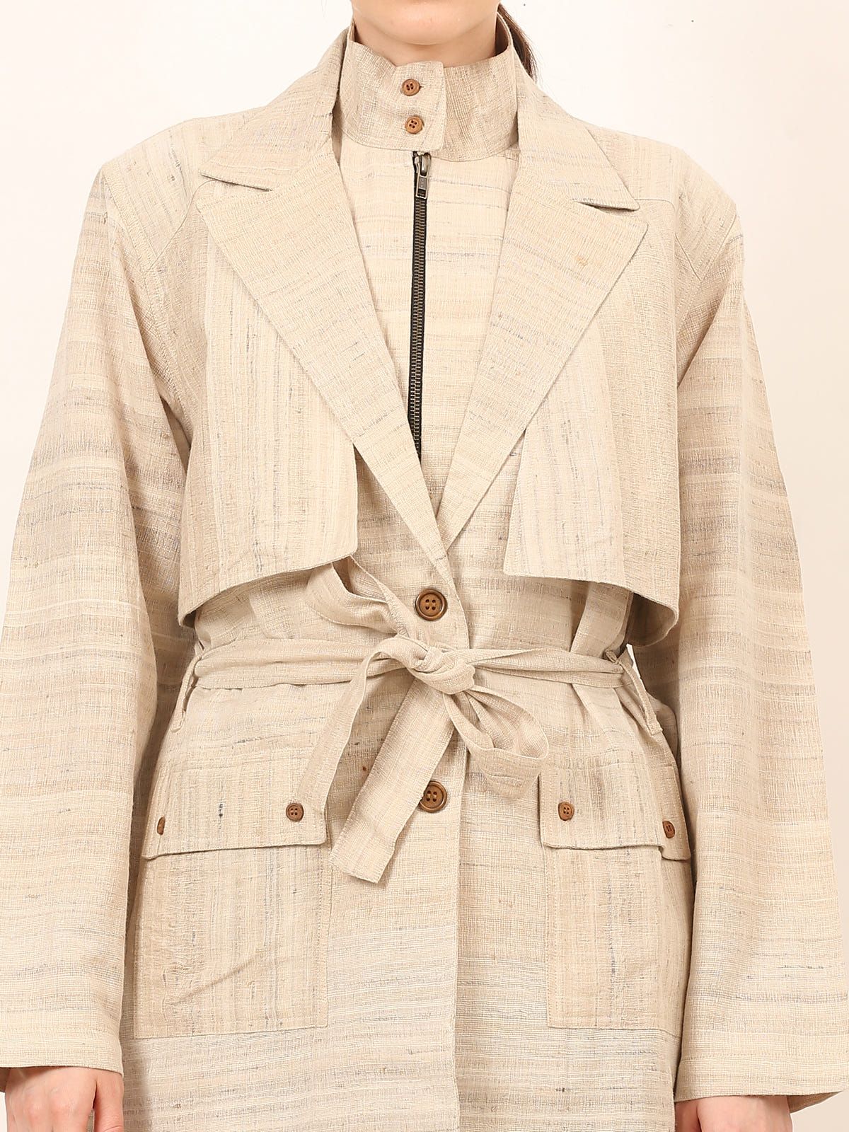Tussar Matka Co-Ord Set - image 3