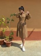 Handloom Checked Dress view 2