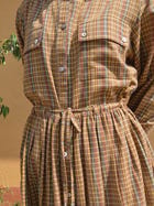 Handloom Checked Dress view 4