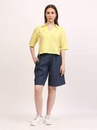 Yellow Tuibasa Women Tunic top view 2