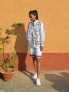 Unisex Kukhna Patched Bomber Jacket view 3