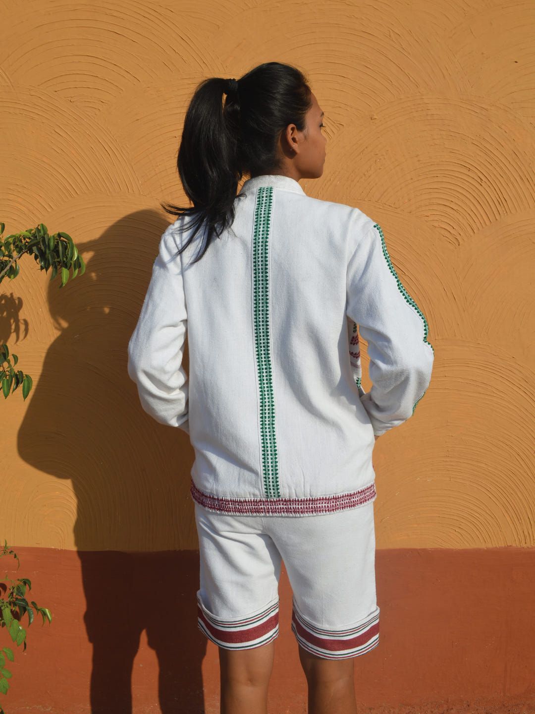 Unisex Kukhna Patched Bomber Jacket - image 5