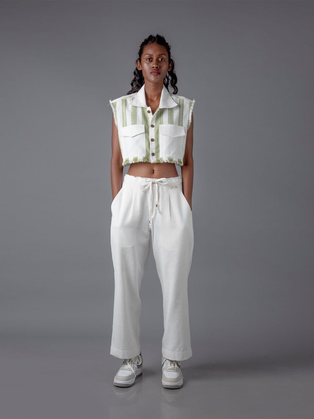 Jharkhand Handloom Textile Unisex Straight  Pant - image 1
