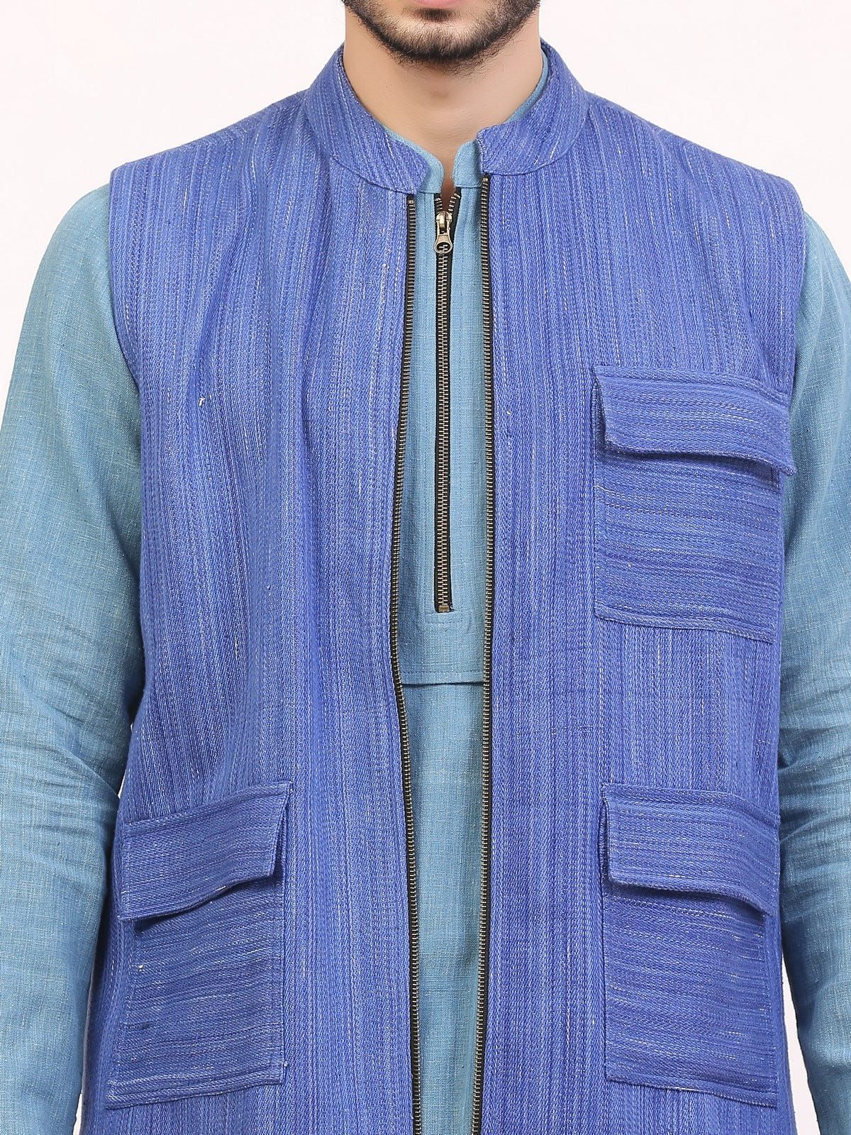 Handwoven Denim Co-Ord Set - image 2