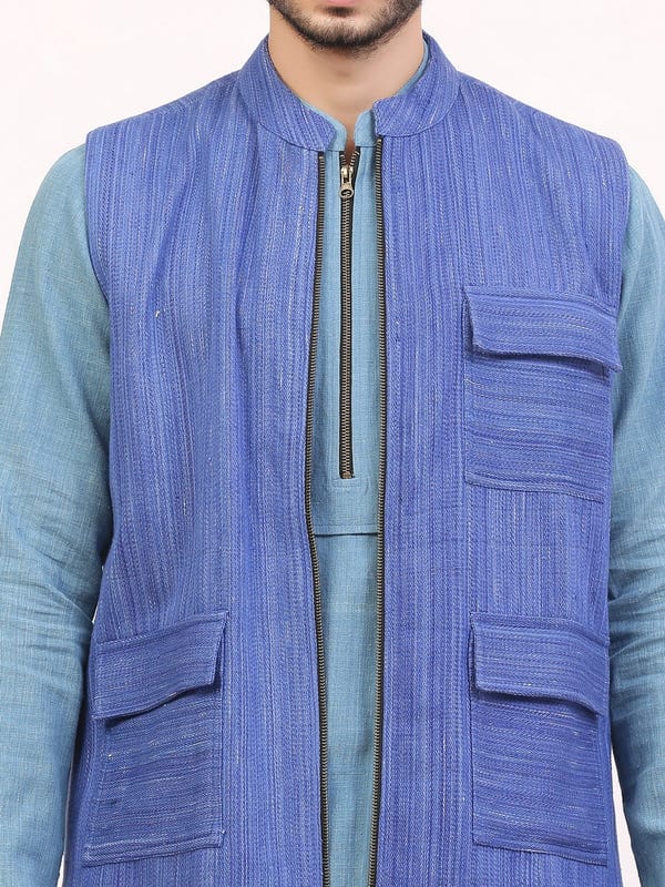 Johargram — Handwoven Denim Co-Ord Set