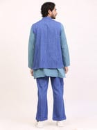 Handwoven Denim Co-Ord Set view 3