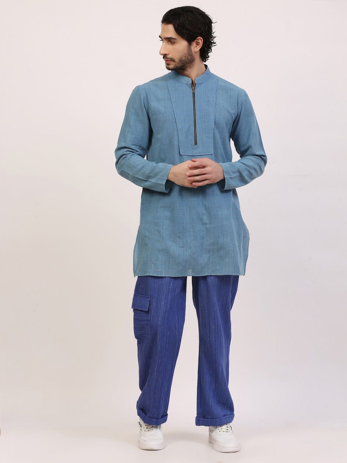 Handwoven Denim Co-Ord Set - image 4