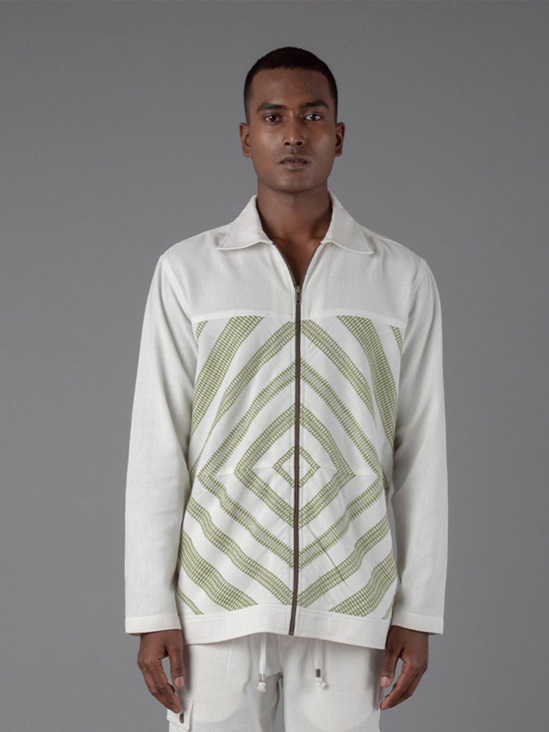 Unisex  Mitered Shacket - image 1