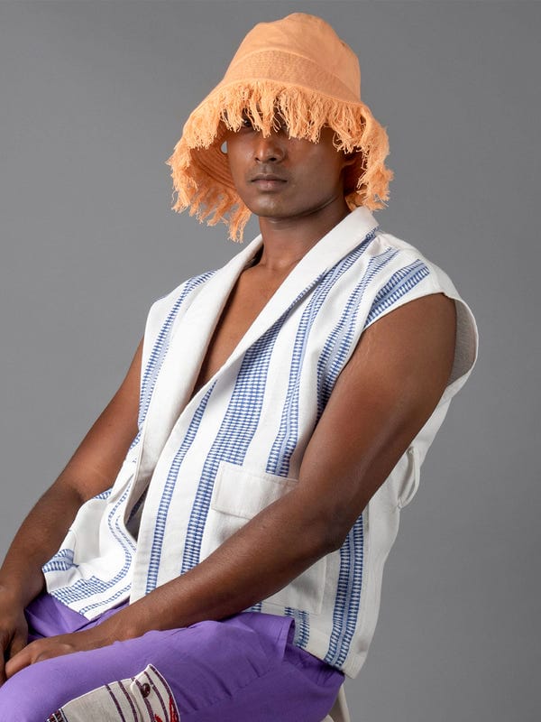 Johargram — Peach Bucket cap