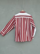 Johargram Handwoven Biru Striped Blazer view 3