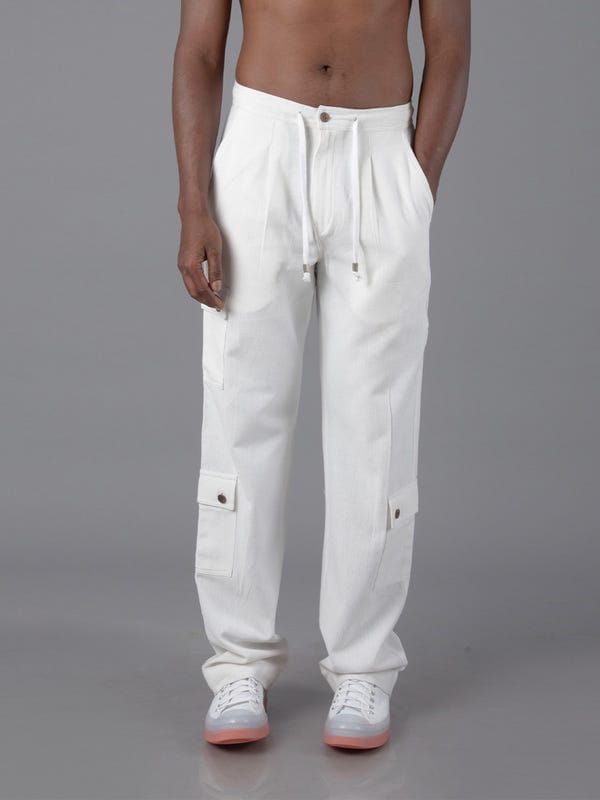 Johargram — Jharkhand Handloom Textile Unisex Straight Cargo Pant