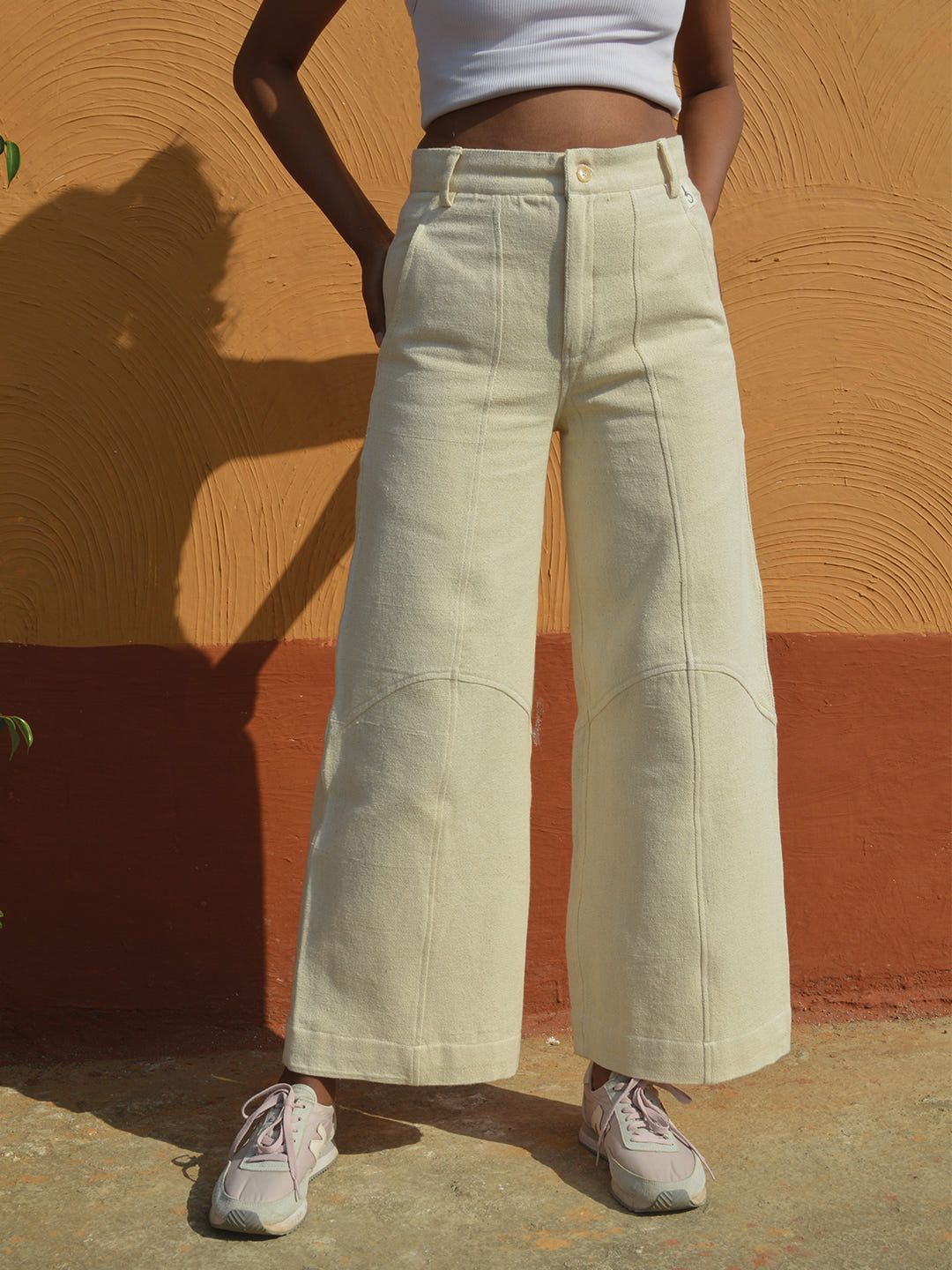 Jharkhand handloom unisex wide leg Pant - image 1