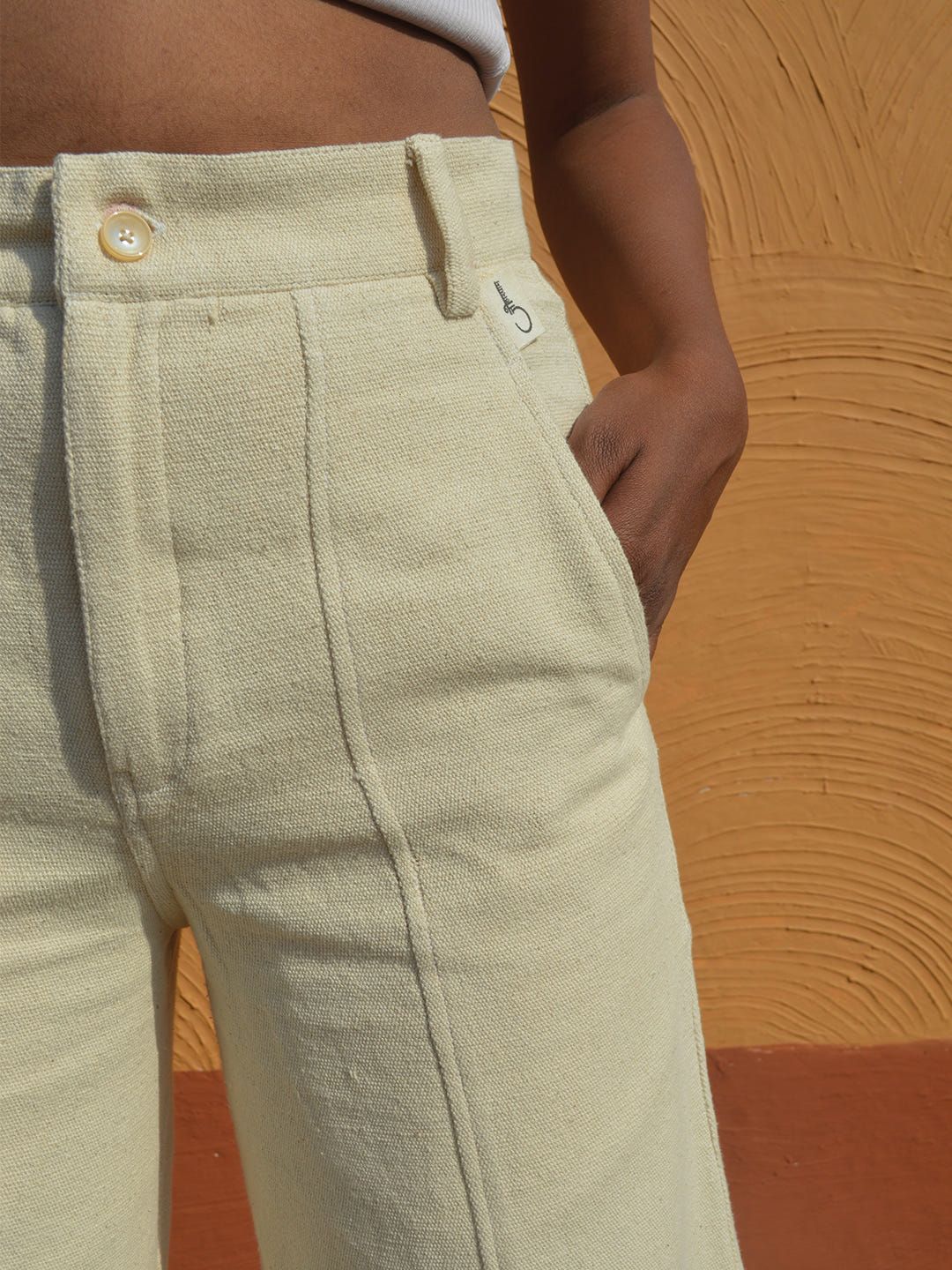 Jharkhand handloom unisex wide leg Pant - image 4