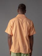 Handloom cotton Unisex  camp collar shirt view 3