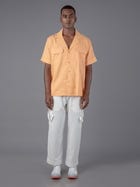 Handloom cotton Unisex  camp collar shirt view 5