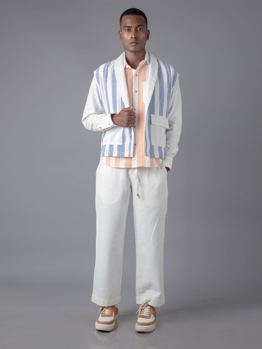 Men kukhna shirt sleeveless shrug pant - image 1