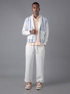 Men kukhna shirt sleeveless shrug pant view 1