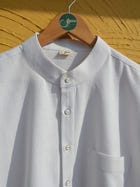 White Kurta Payjama Co-ord set view 4