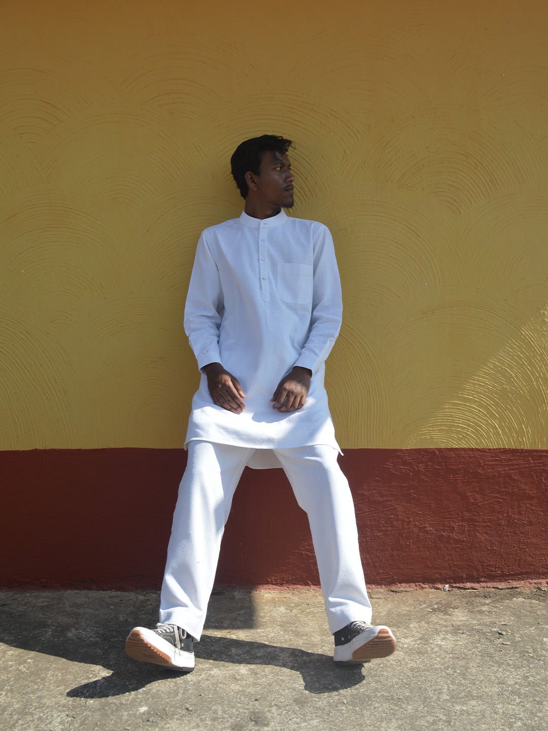 White Kurta Payjama Co-ord set - image 7