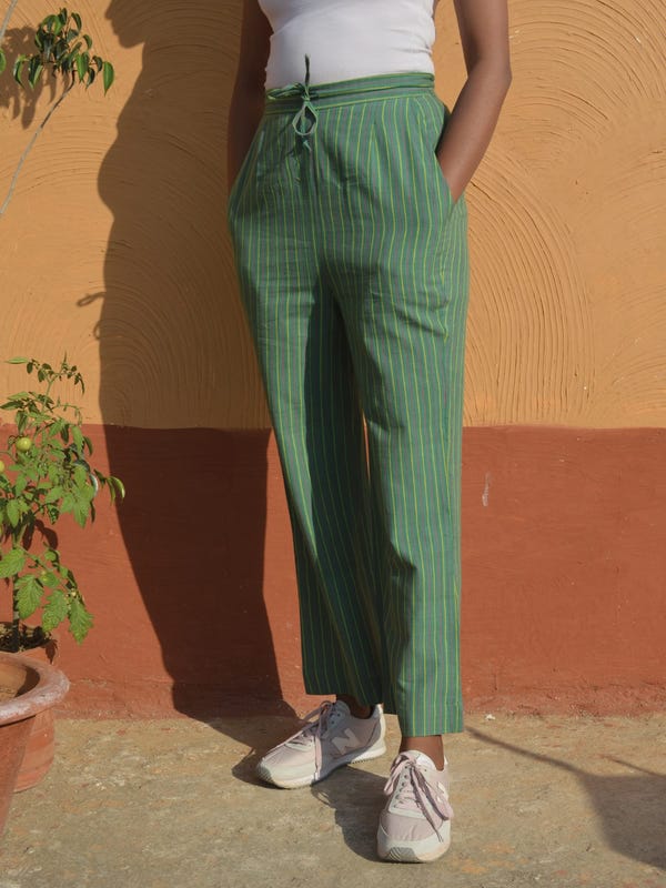 Johargram — Striped Cotton Unisex Trousers