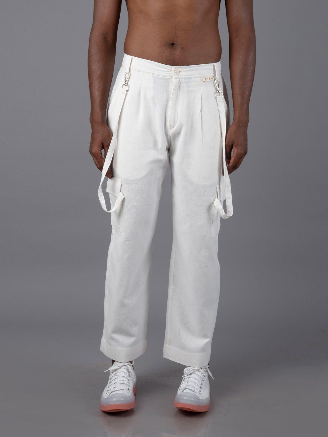 Jharkhand Handloom Textile Unisex Straight Long length Cargo Pant - image 3