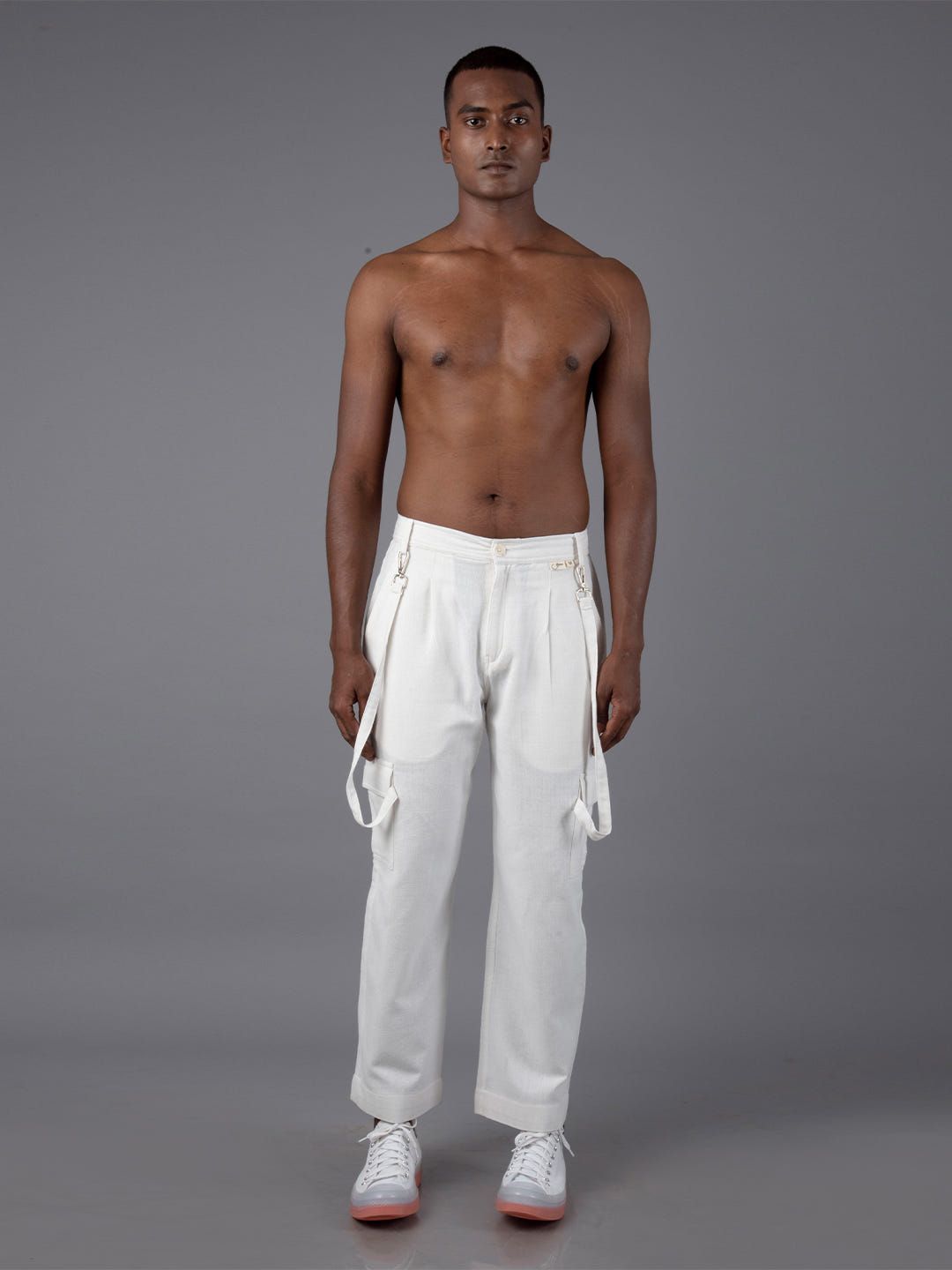 Jharkhand Handloom Textile Unisex Straight Long length Cargo Pant - image 4