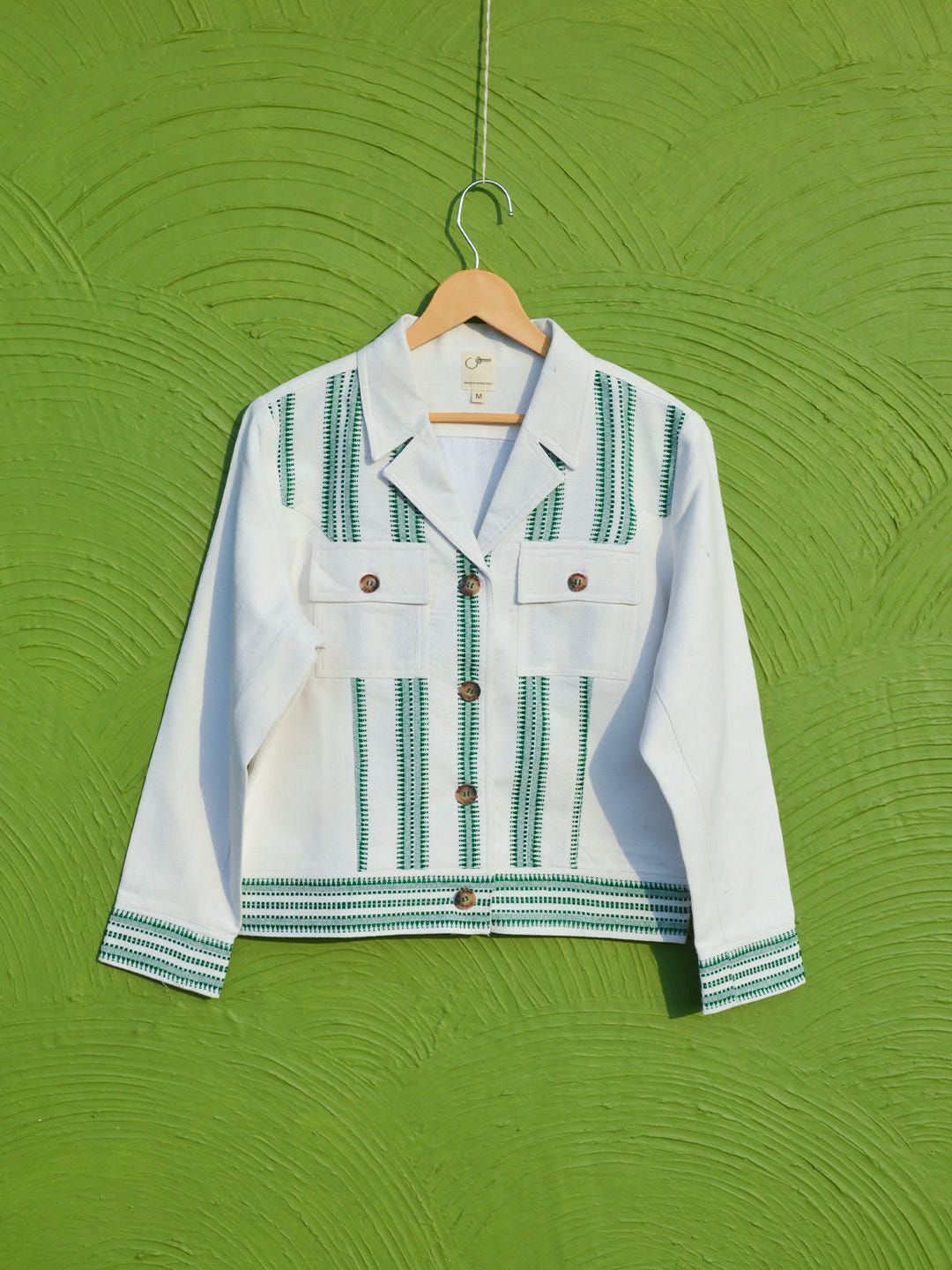Green Biker Jacket - image 1