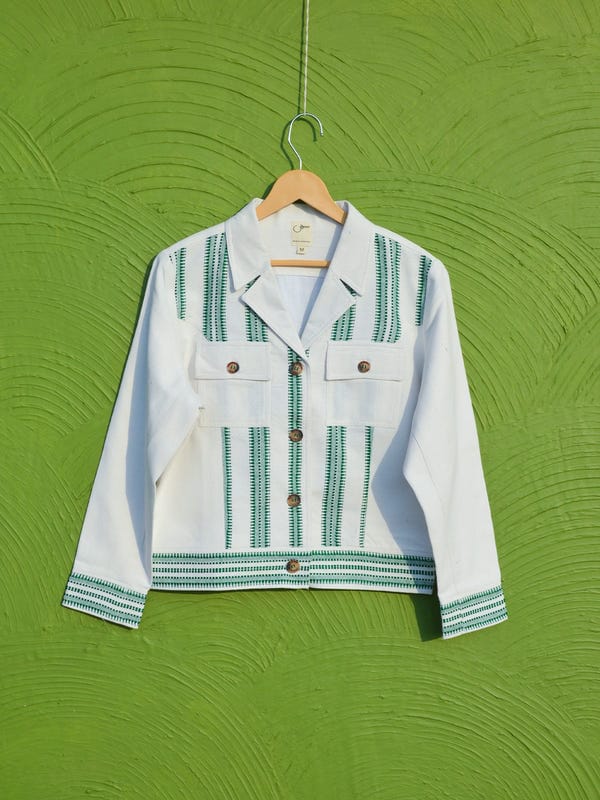 Johargram — Green Biker Jacket