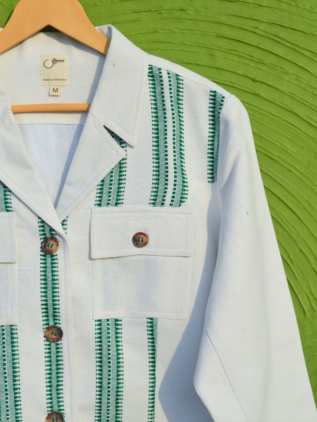 Green Biker Jacket - image 3