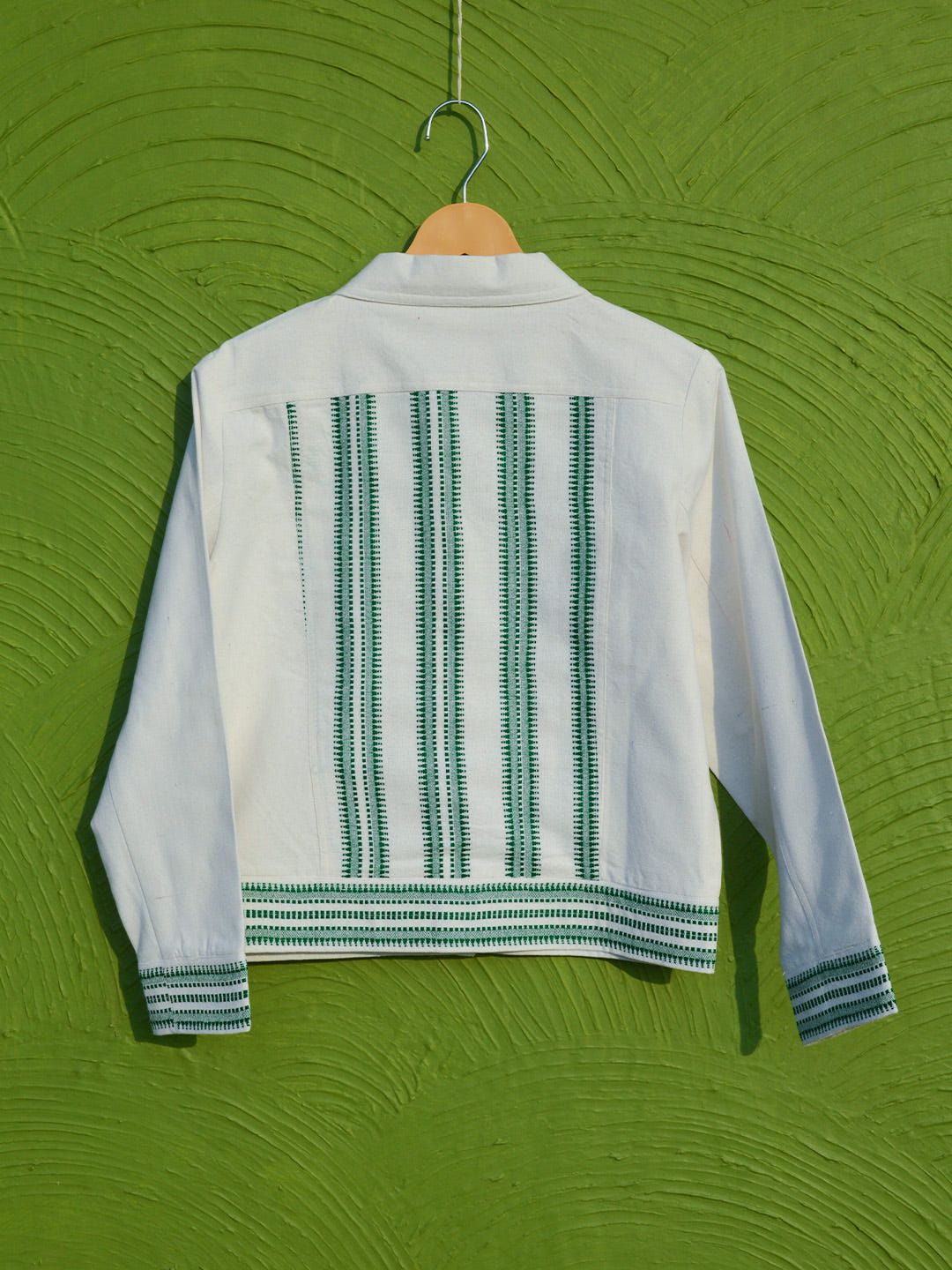 Green Biker Jacket - image 4