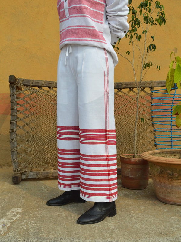 Johargram — Biru Unisex  Straight Pant