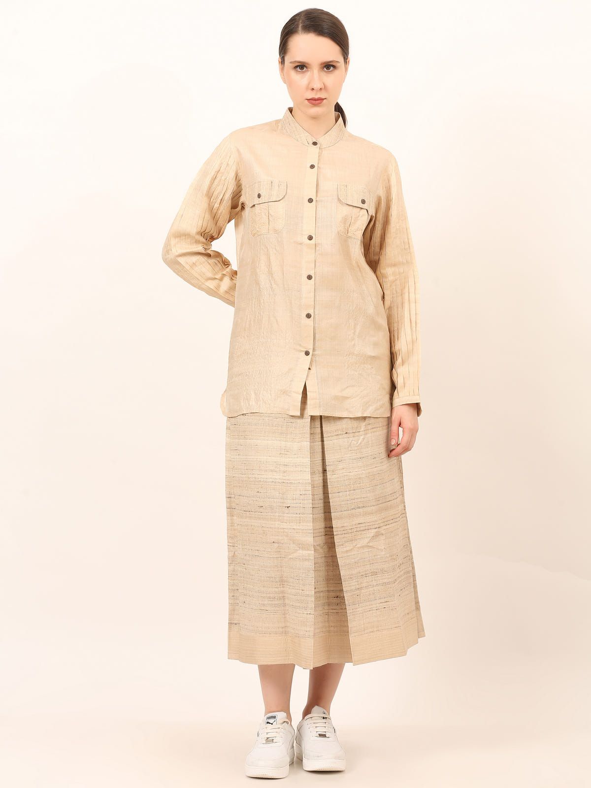 Tussar Katia Co-Ord Set - image 1
