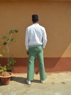 Kukhna Unisex Bomber Jacket Emerald view 3