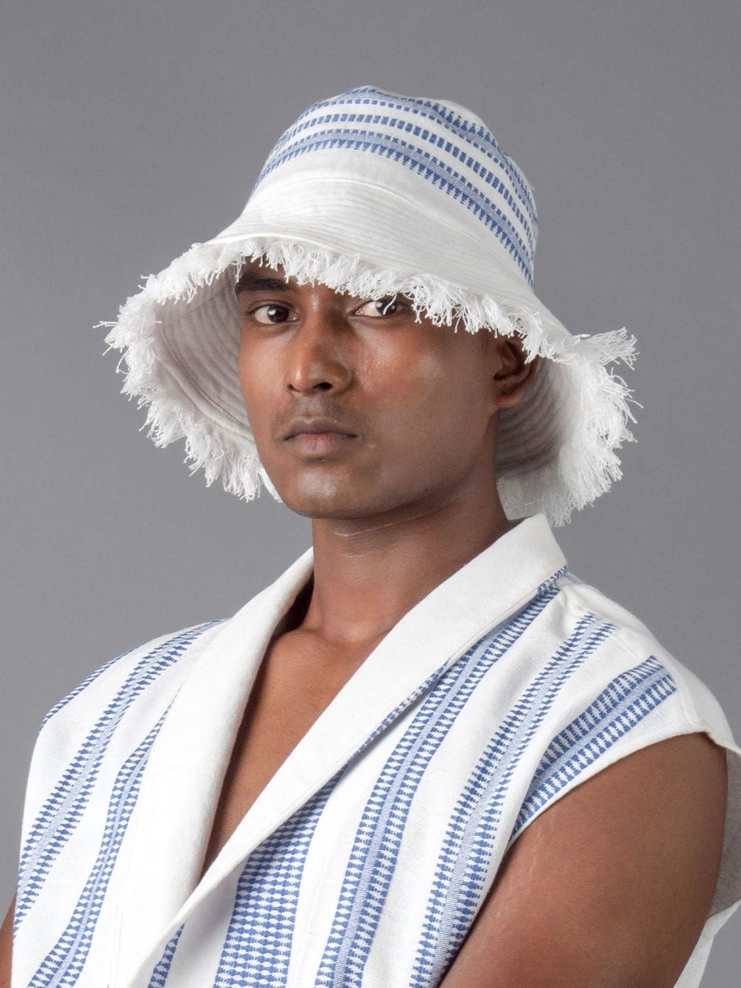 Blue bucket cap - image 1