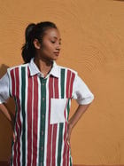 Biru Unisex Oversized Half Shirt & Shorts view 2