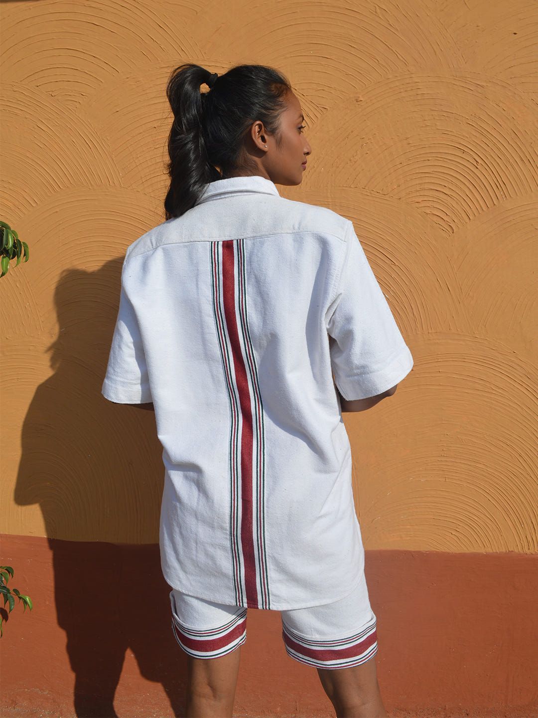 Biru Unisex Oversized Half Shirt & Shorts - image 6