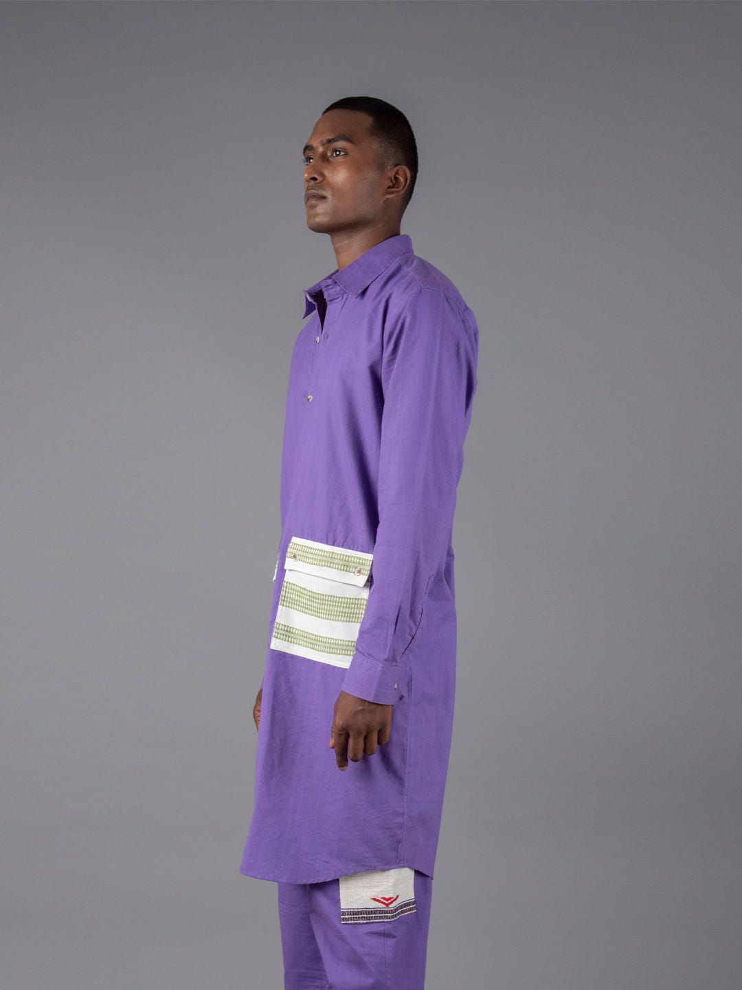 Jharkhand handloom textile unisex kurta - image 3