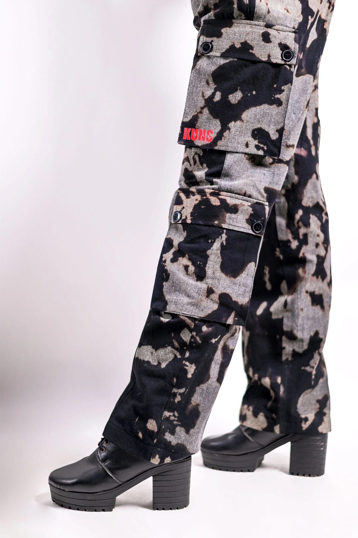 ACID WASHED UNISEX TROUSERS - image 5