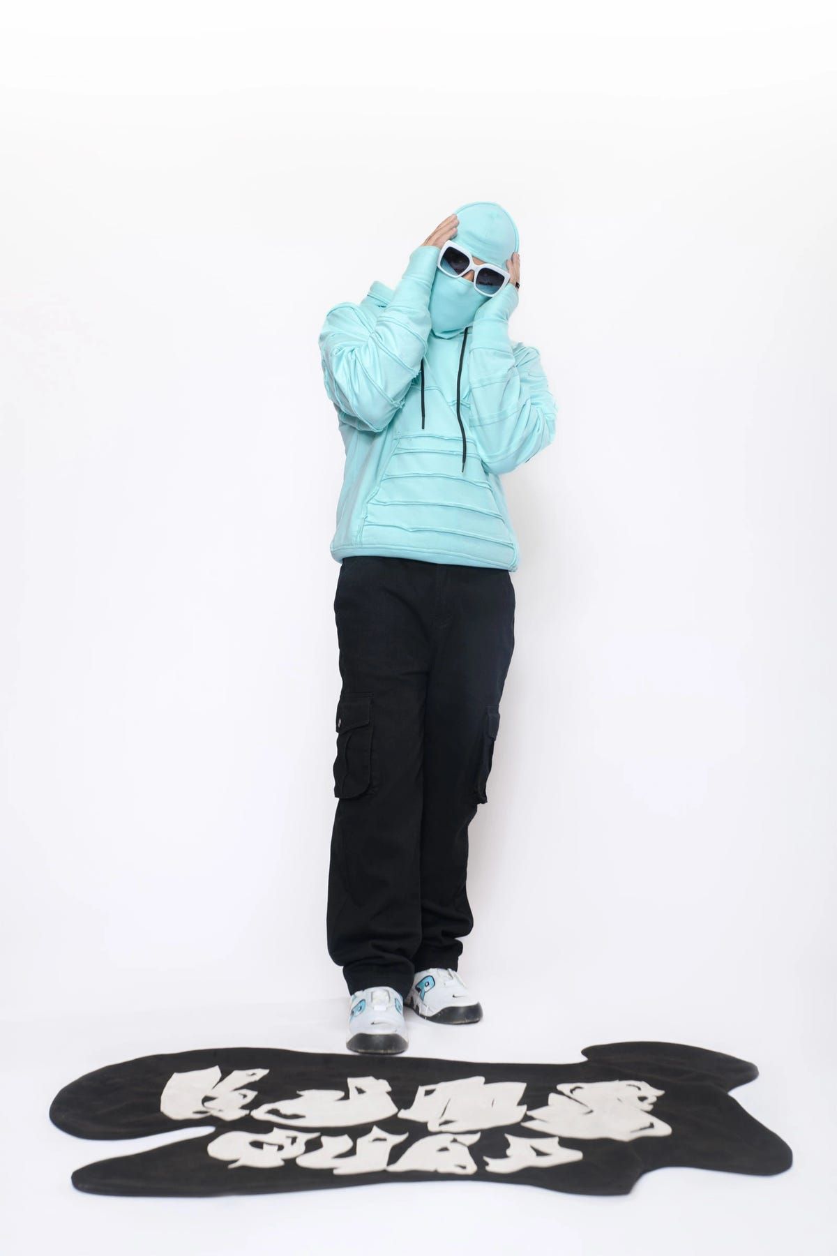 PEPPERMINT STRIP DETAILED UNISEX HOODIE - image 4