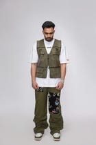 BLANK CANVAS SUEDE UNISEX VEST view 4