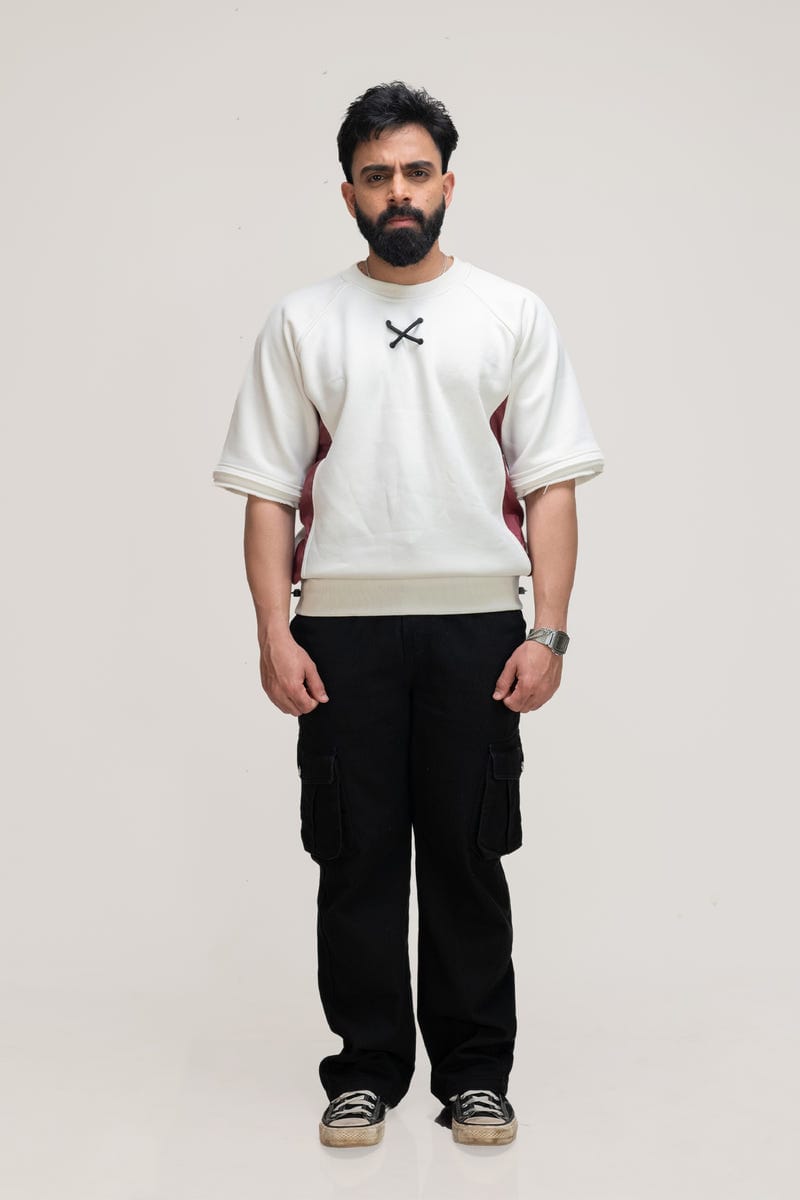 MESSY HEADS OFF-WHITE UNISEX SWEATSHIRT