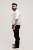 MESSY HEADS OFF-WHITE UNISEX SWEATSHIRT view 2