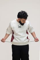 MESSY HEADS OFF-WHITE UNISEX SWEATSHIRT view 4