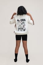 MESSY HEADS OFF-WHITE UNISEX SWEATSHIRT view 8