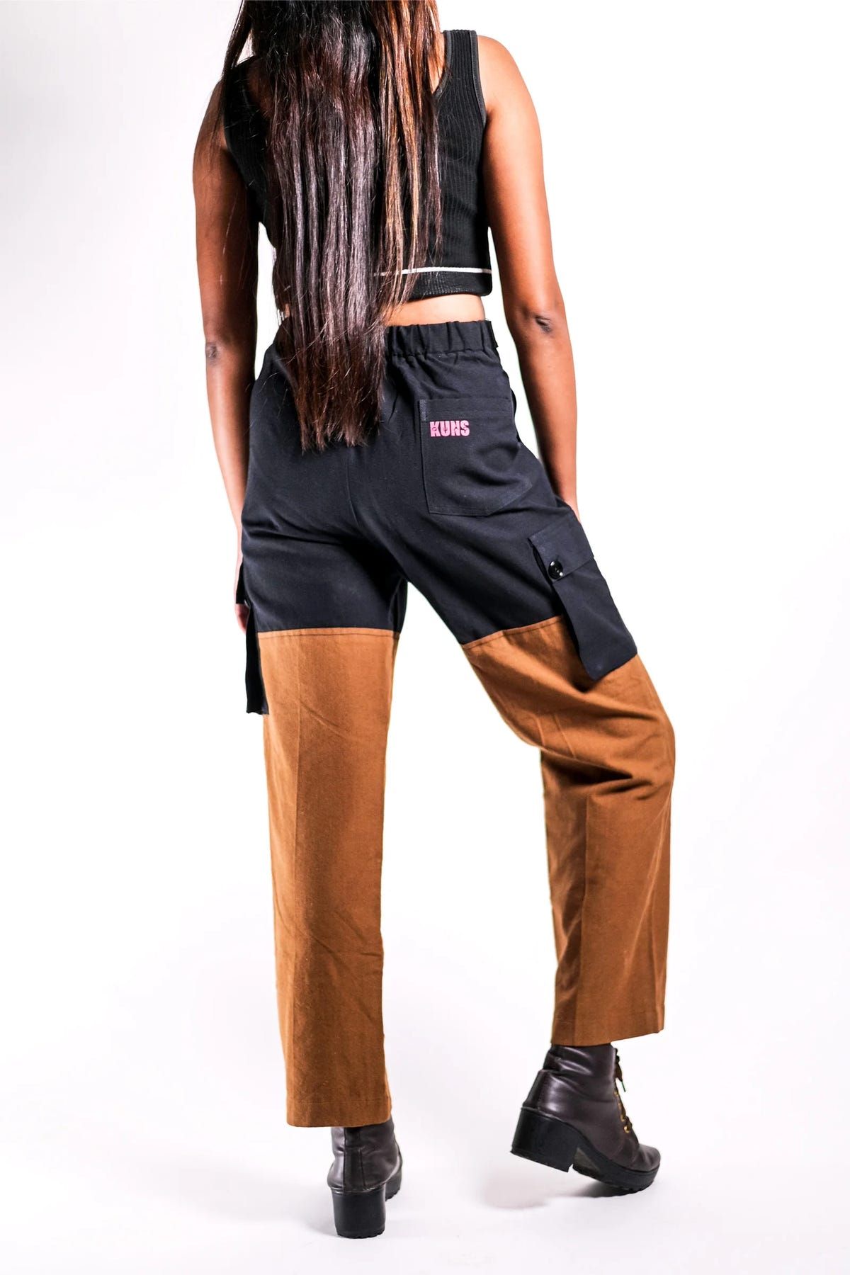 DUAL TONE UNISEX TROUSERS - image 2