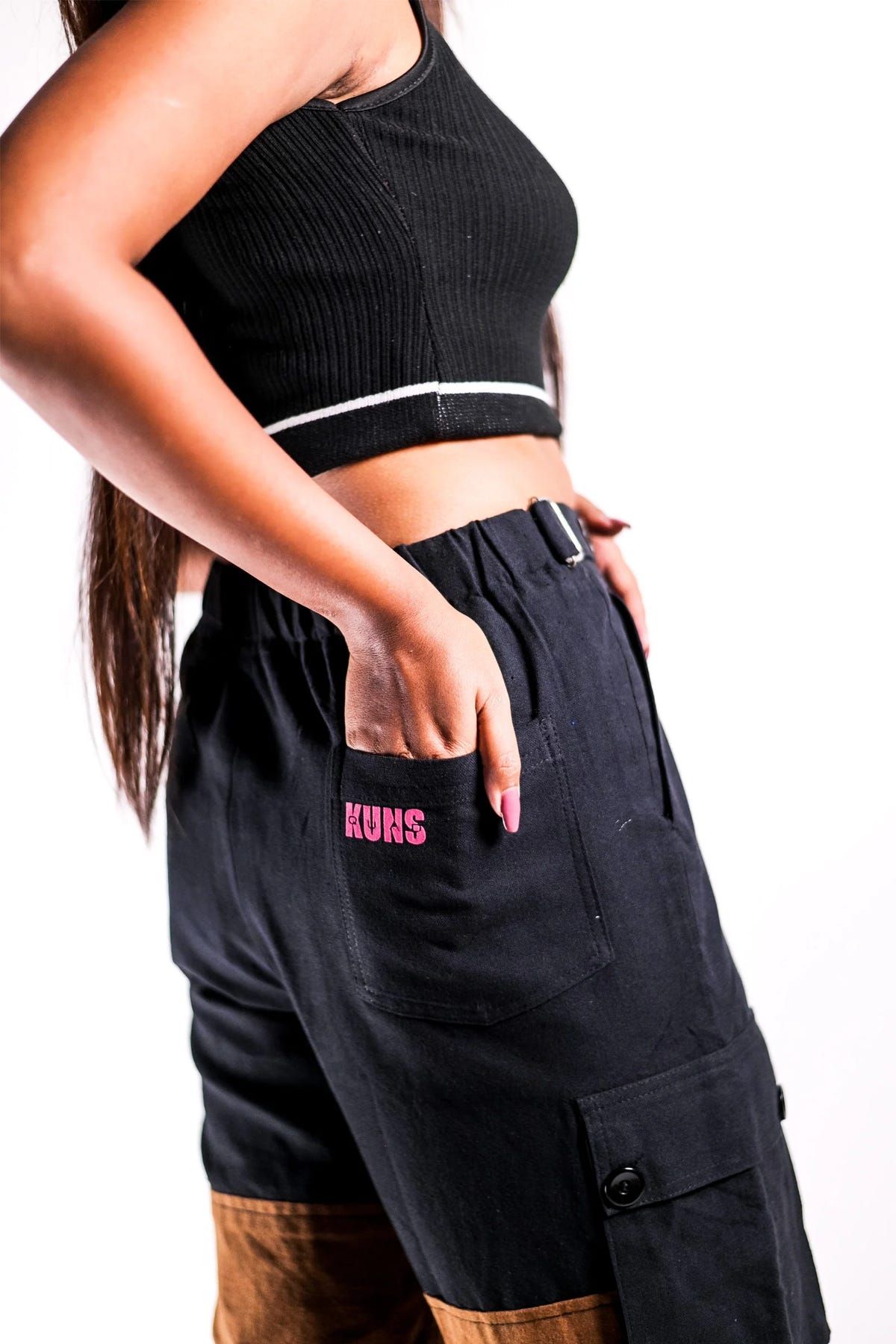 DUAL TONE UNISEX TROUSERS - image 4