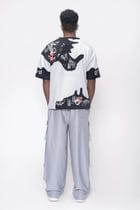 MESSY HEADS ICED GREY SUEDE UNISEX T-SHIRT view 2
