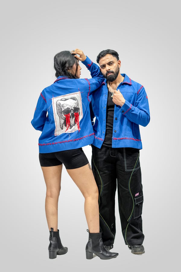 KunSquad — TUSCAN BLUE FANGMARK UNISEX JACKET